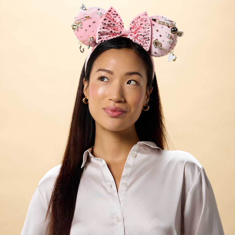 Minnie Mouse Custom Charm Ear Headband by BaubleBar