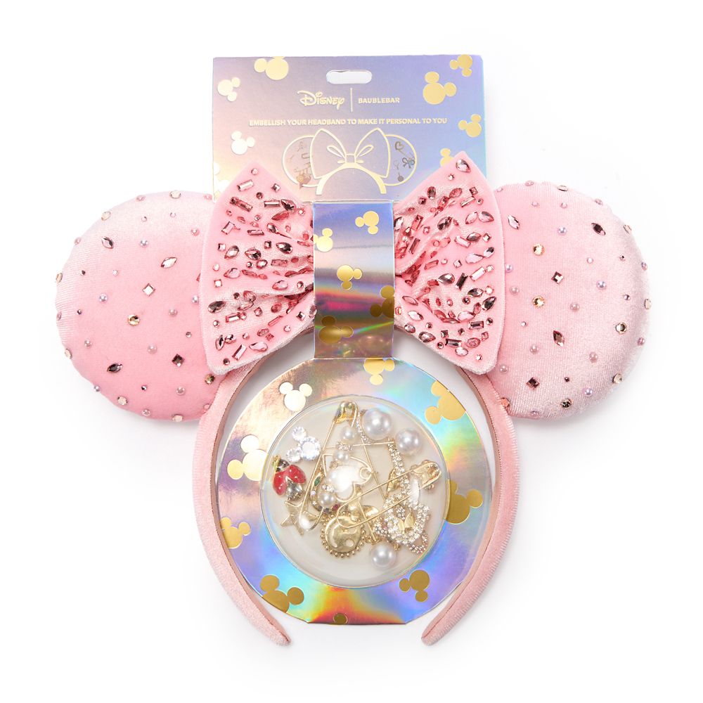 Minnie Mouse Custom Charm Ear Headband by BaubleBar