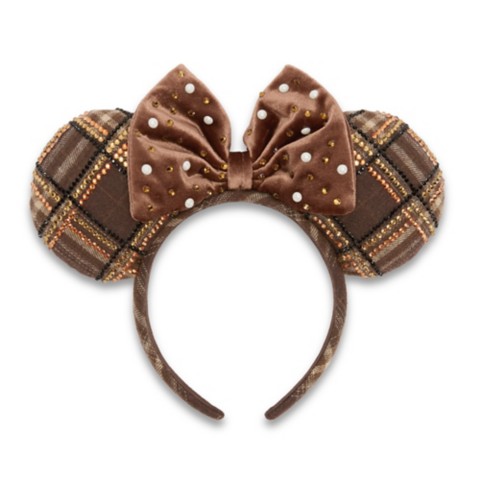 Аксессуары для волос BaubleBar Minnie Mouse Plaid Ear Headband for Adults by