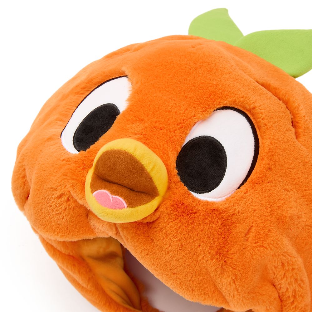 Orange Bird Plush Hat for Adults