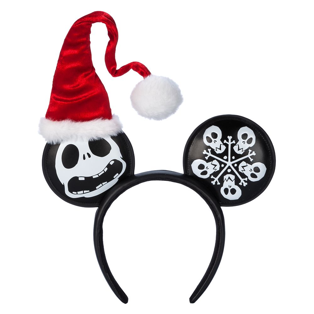 Santa Jack Skellington Ear Headband for Adults &ndash; The Nightmare Before Christmas