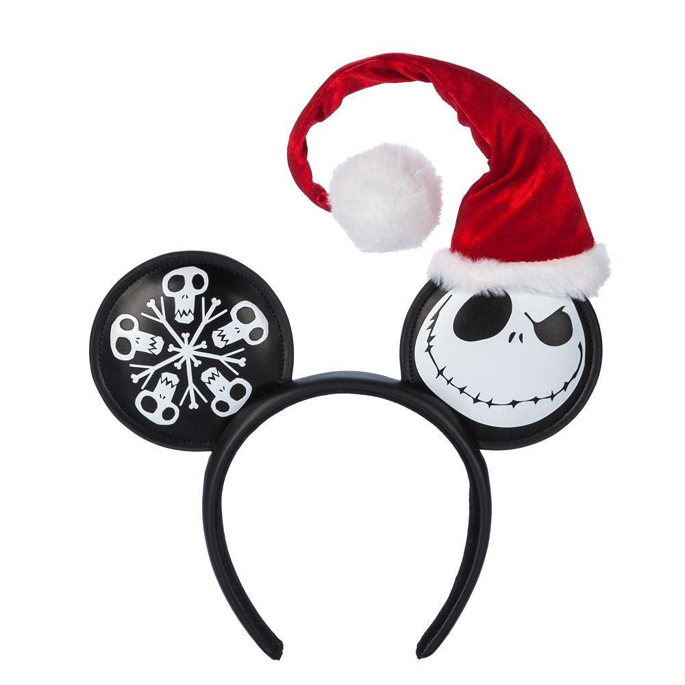 Santa Jack Skellington Ear Headband for Adults &ndash; The Nightmare Before Christmas