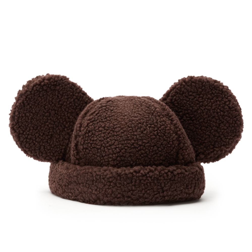Mickey Mouse Fleece Beanie for Women by Cakeworthy - Brown