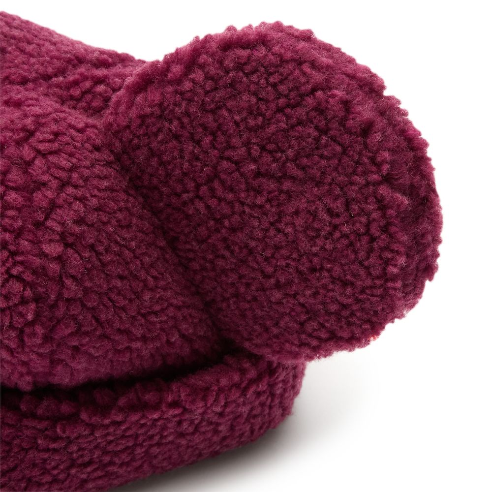 Mickey Mouse Fleece Beanie for Women by Cakeworthy - Plum