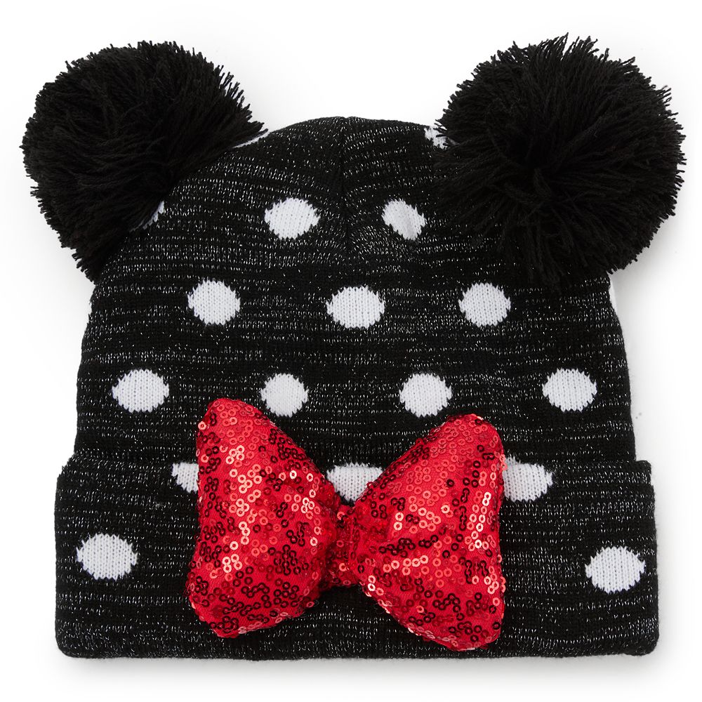Minnie Mouse Knit Beanie for Adults