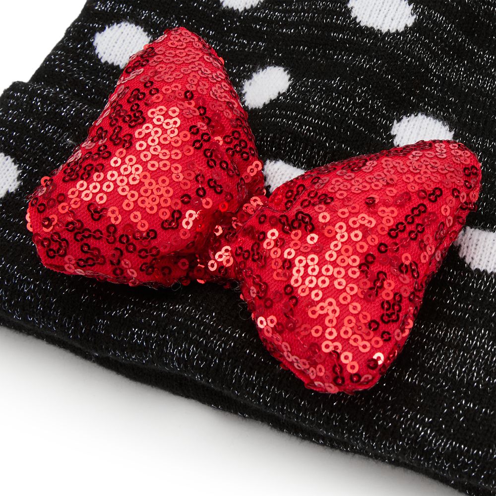 Minnie Mouse Knit Beanie for Adults