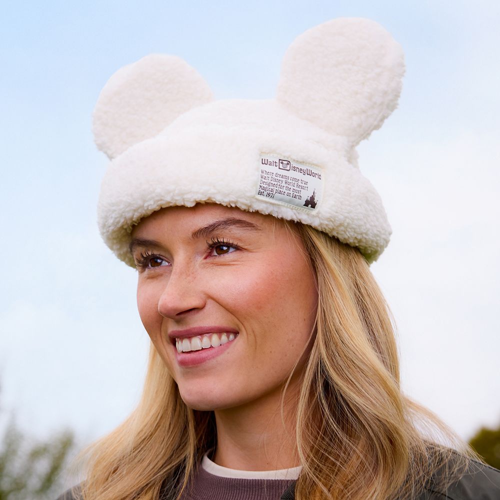 Mickey Mouse Fleece Ear Hat Beanie for Adults - Walt Disney World