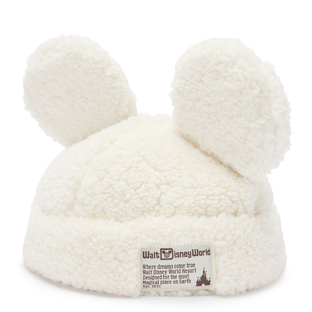 Mickey Mouse Fleece Ear Hat Beanie for Adults - Walt Disney World
