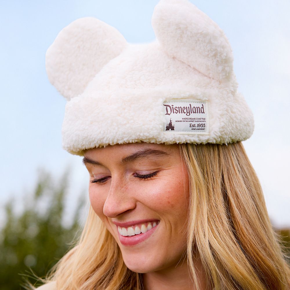 Mickey Mouse Polar Fleece Ear Hat Beanie for Adults - Disneyland