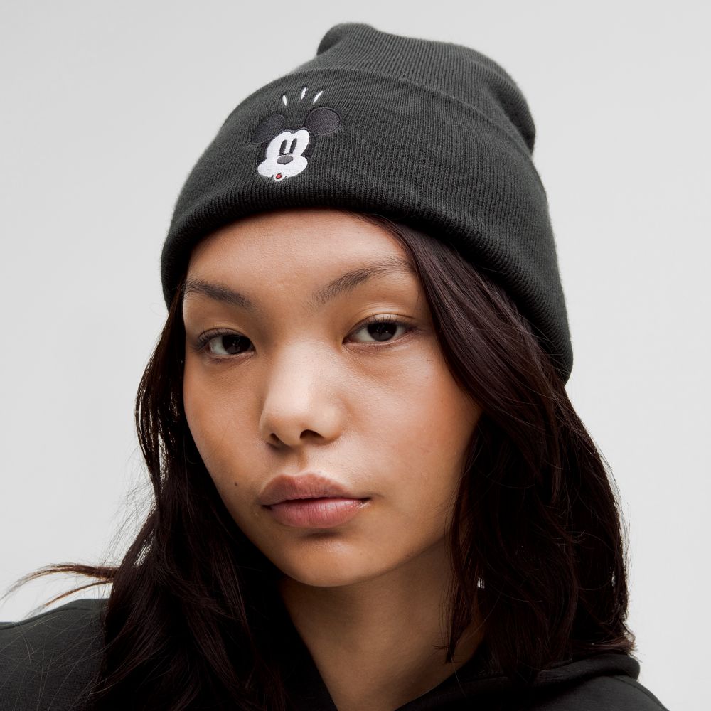 Mickey Mouse Warm Revelation Beanie for Adults by lululemon - Black