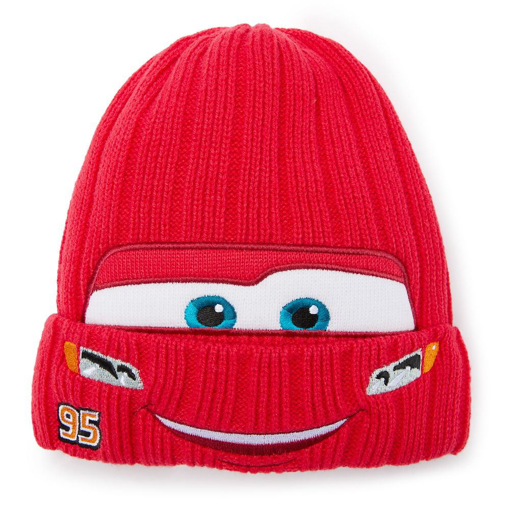 Lightning McQueen Knit Beanie Cap for Adults – Cars