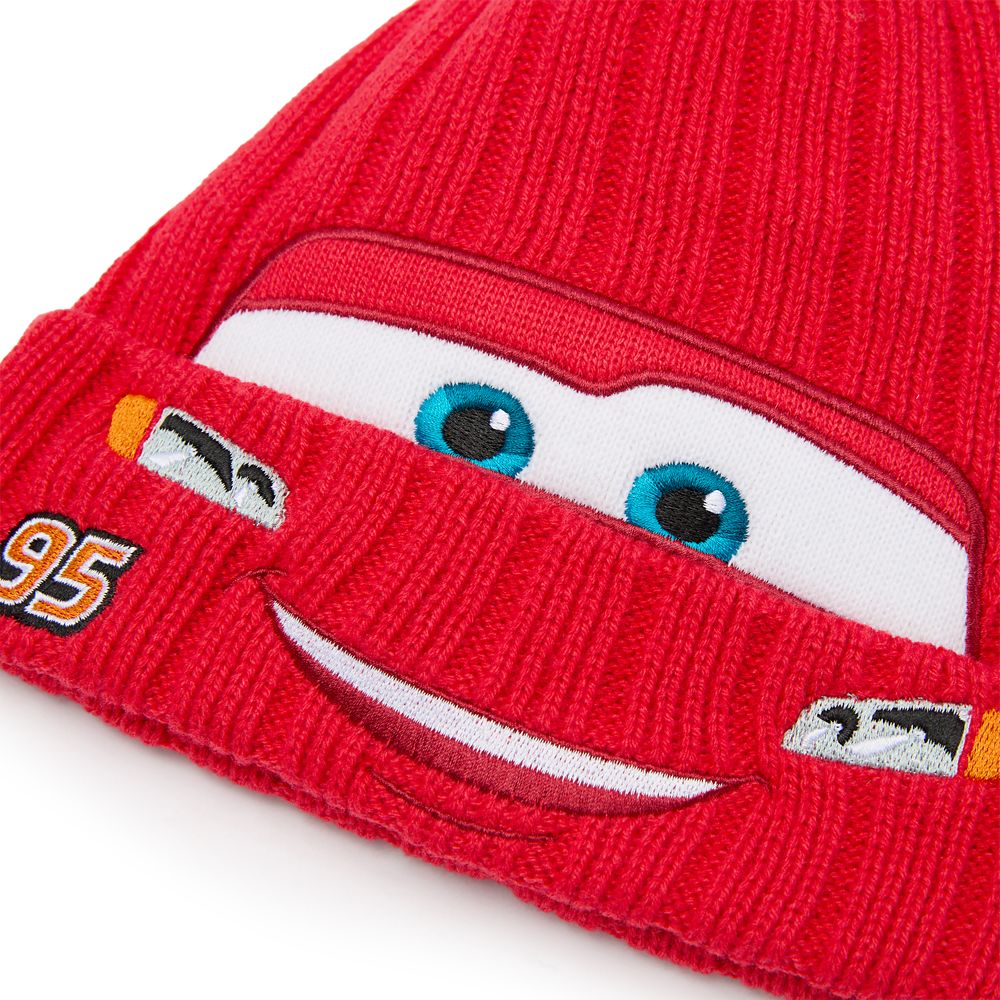 Lightning McQueen Knit Beanie Cap for Adults - Cars