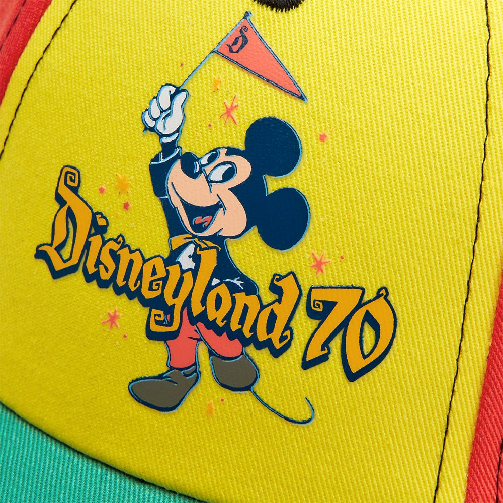 Mickey Mouse Baseball Hat for Kids - Disneyland 70th Anniversary