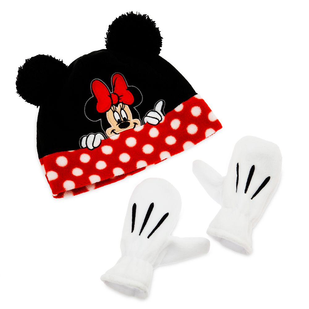 Minnie Mouse Cap and Mittens Set for Baby