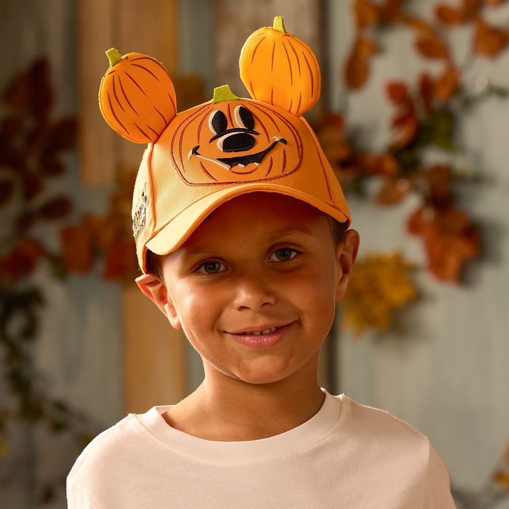 Mickey and Minnie Mouse Halloween Baseball Cap for Kids