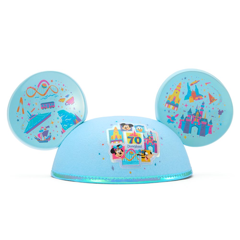 Mickey Mouse and Friends Ear Hat for Kids  Disneyland 70th Anniversary Celebration