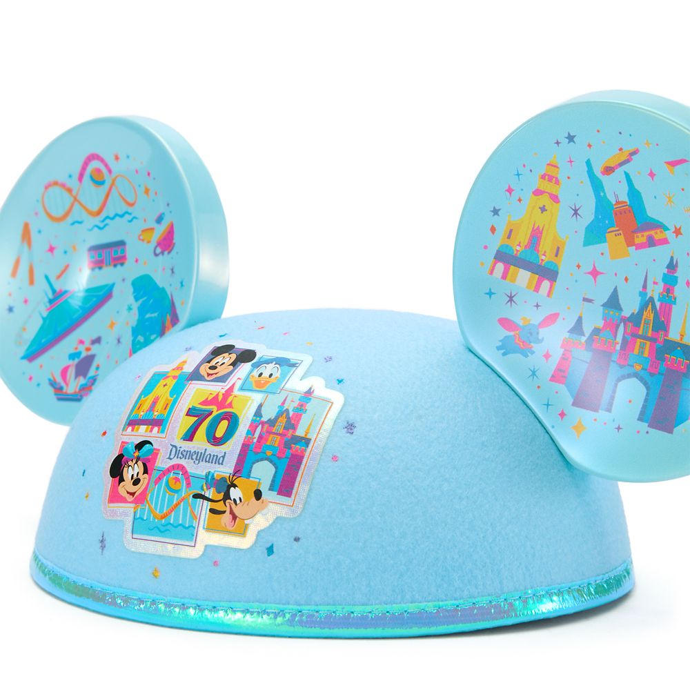 Mickey Mouse and Friends Ear Hat for Kids &ndash; Disneyland 70th Anniversary Celebration