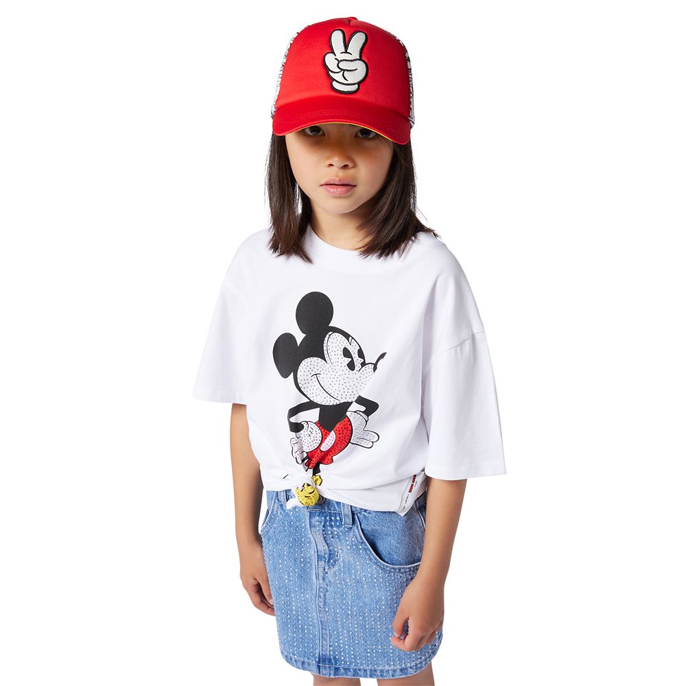 Mickey Mouse Peace Sign Baseball Cap for Kids by Marc Jacobs