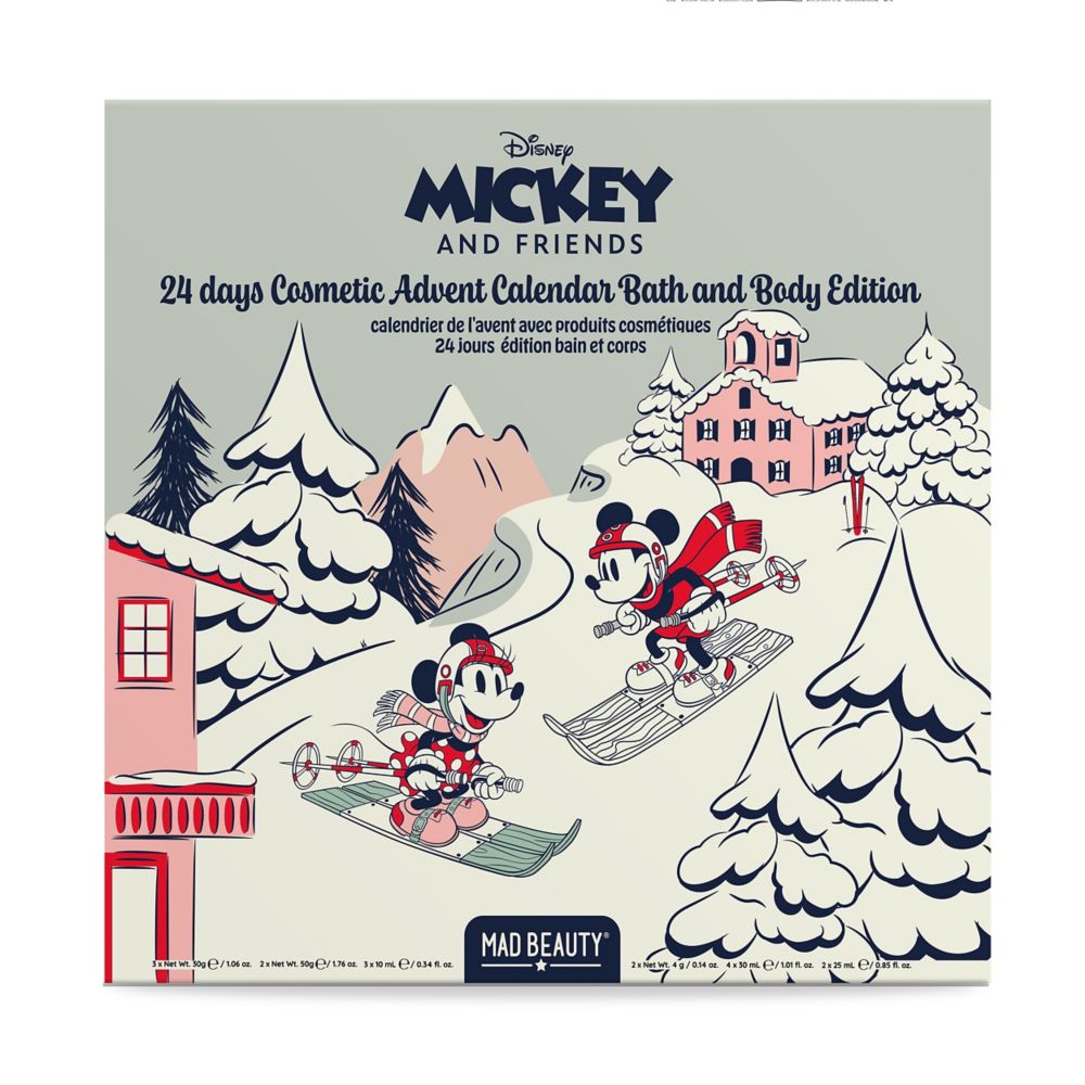 Mickey Mouse and Friends Mad Beauty 24 Days Cosmetic Advent Calendar &ndash; Bath and Body Edition