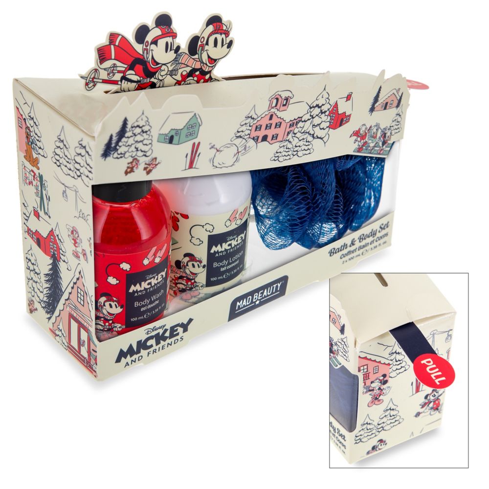 Mickey and Minnie Mouse Mad Beauty Bath and Body Gift Set