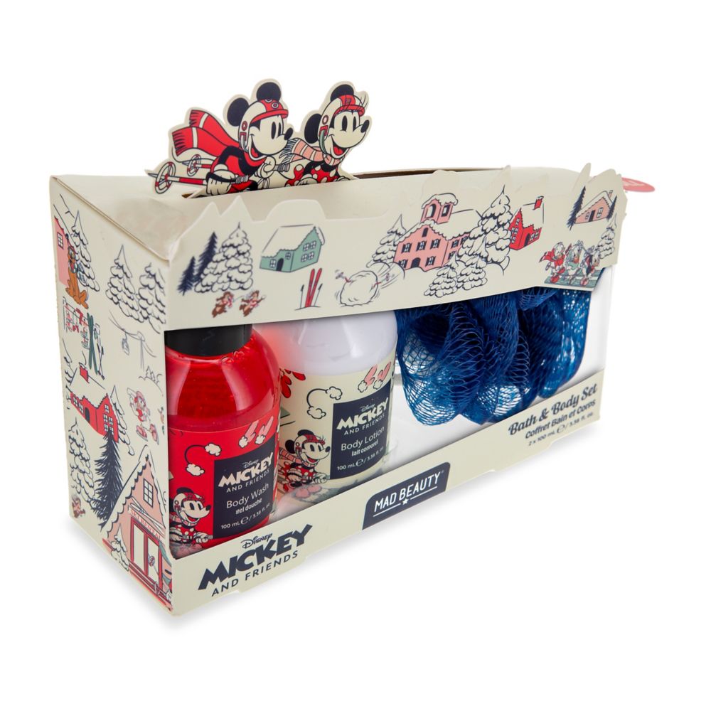 Mickey and Minnie Mouse Mad Beauty Bath and Body Gift Set