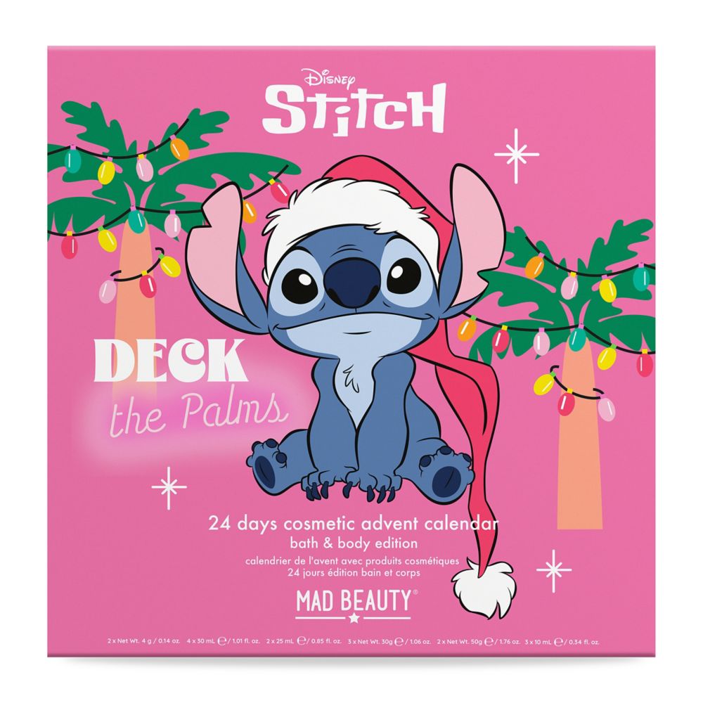 Stitch Mad Beauty 24 Days Cosmetic Advent Calendar &ndash; Bath and Body Edition &ndash; Lilo & Stitch