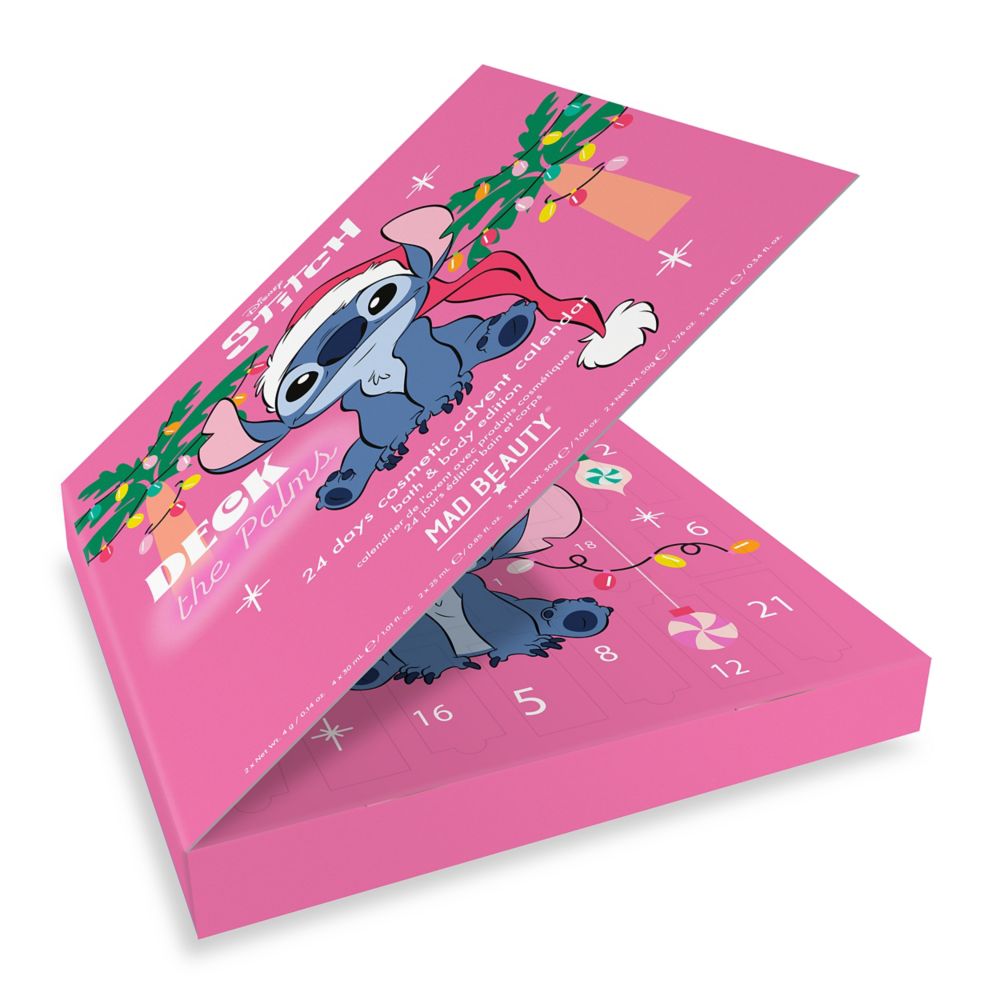 Stitch Mad Beauty 24 Days Cosmetic Advent Calendar &ndash; Bath and Body Edition &ndash; Lilo & Stitch