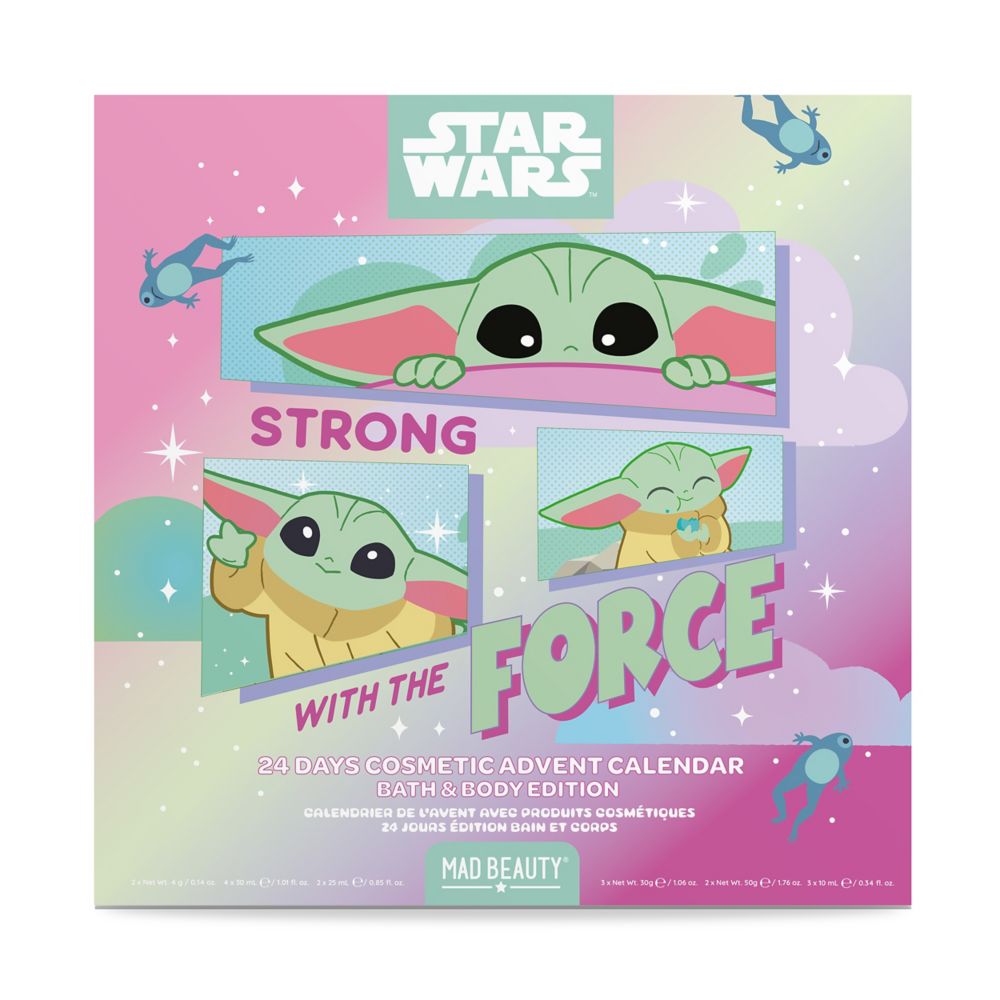 Grogu Mad Beauty 24 Days Cosmetic Advent Calendar &ndash; Bath and Body Edition &ndash; Star Wars