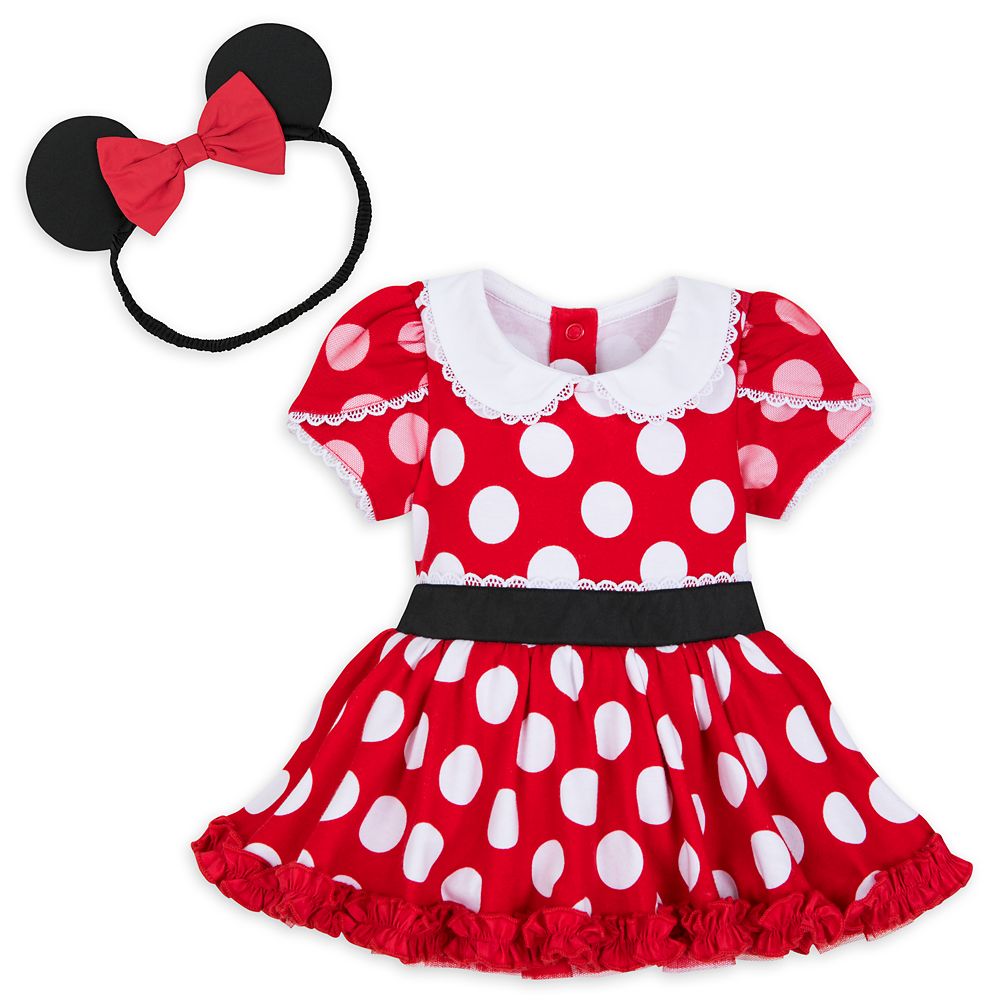 Minnie Mouse Costume Bodysuit for Baby - Red