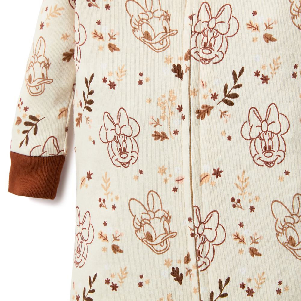 Minnie Mouse and Daisy Duck Stretchie Sleeper for Baby