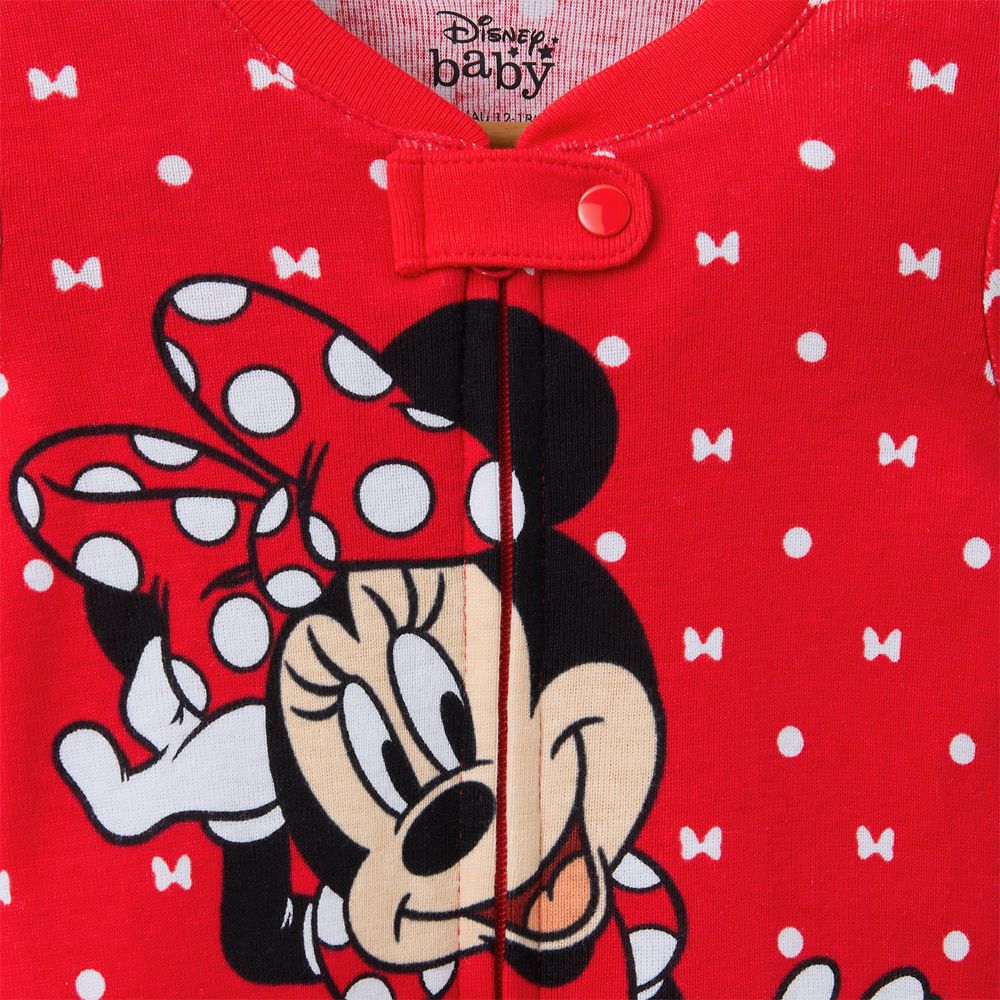 Minnie Mouse Long Sleeve Stretchie Sleeper for Baby
