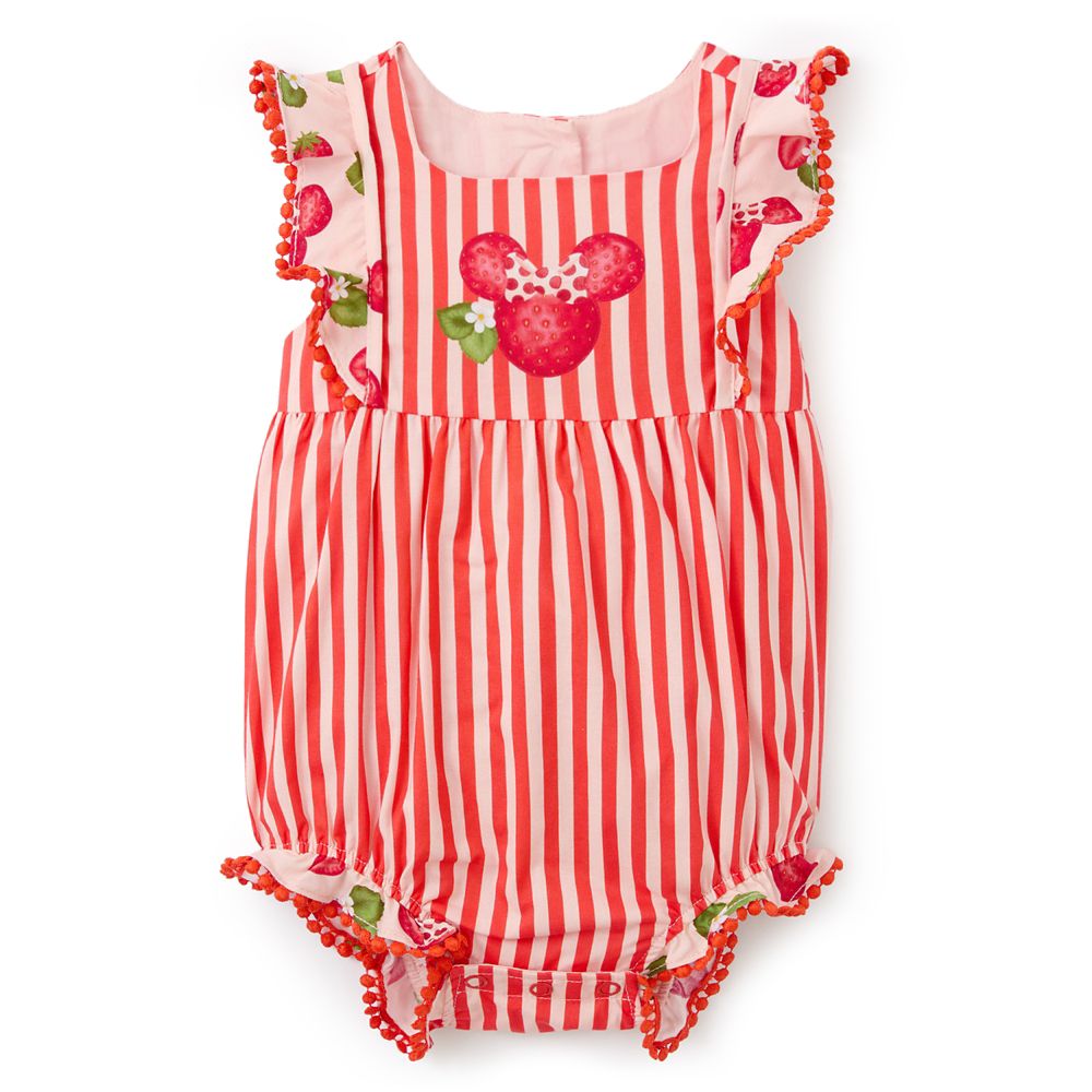 Minnie Mouse Icon Strawberry Romper for Baby