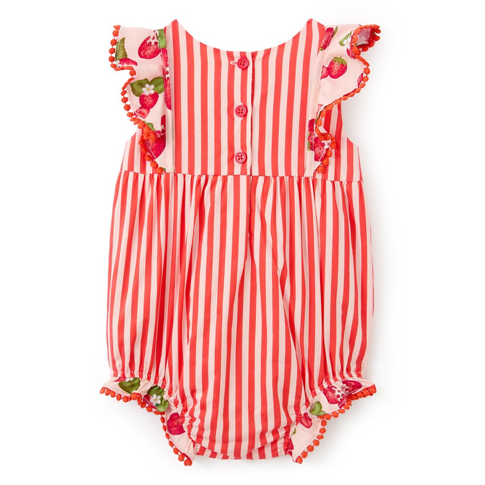 Minnie Mouse Icon Strawberry Romper for Baby
