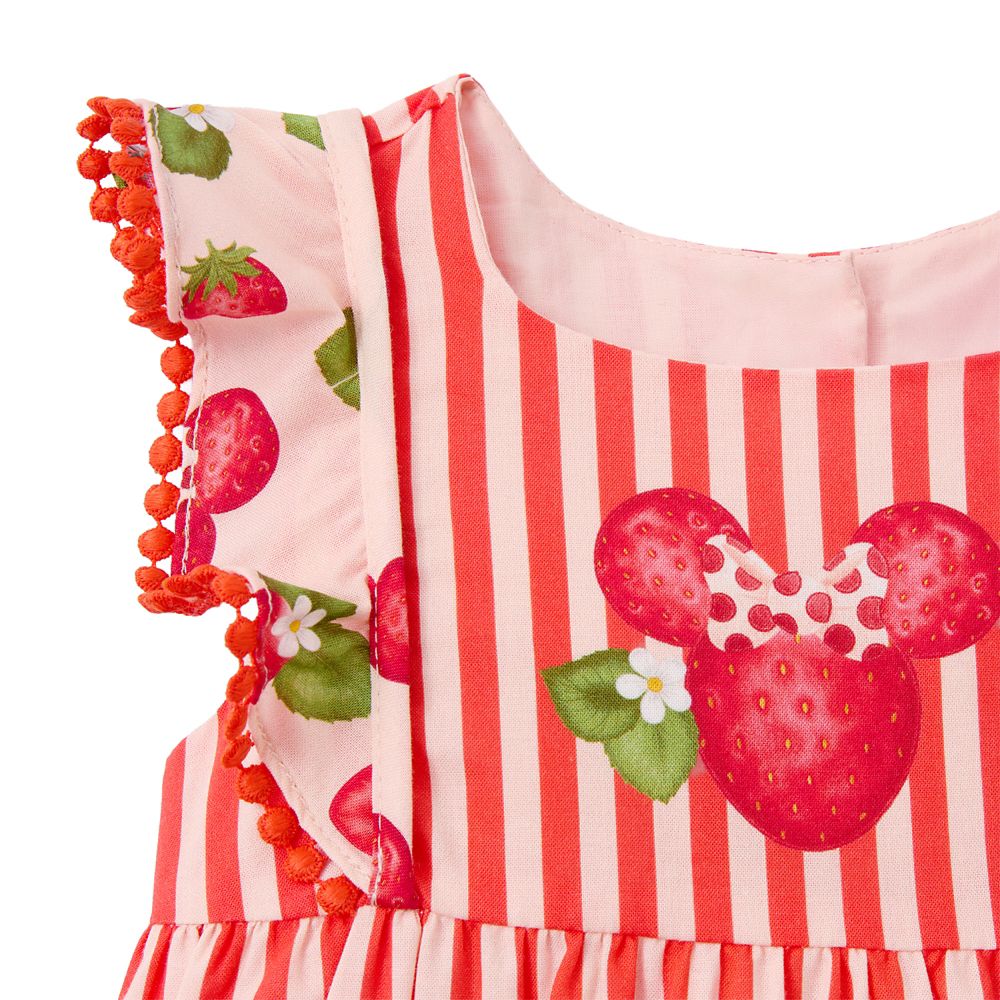 Minnie Mouse Icon Strawberry Romper for Baby