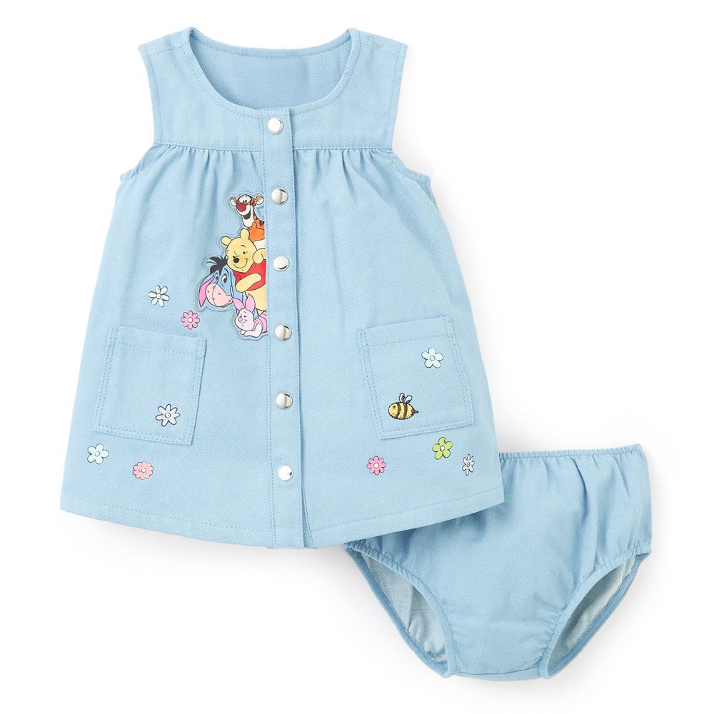 Winnie the Pooh and Pals Denim Dress Set for Baby