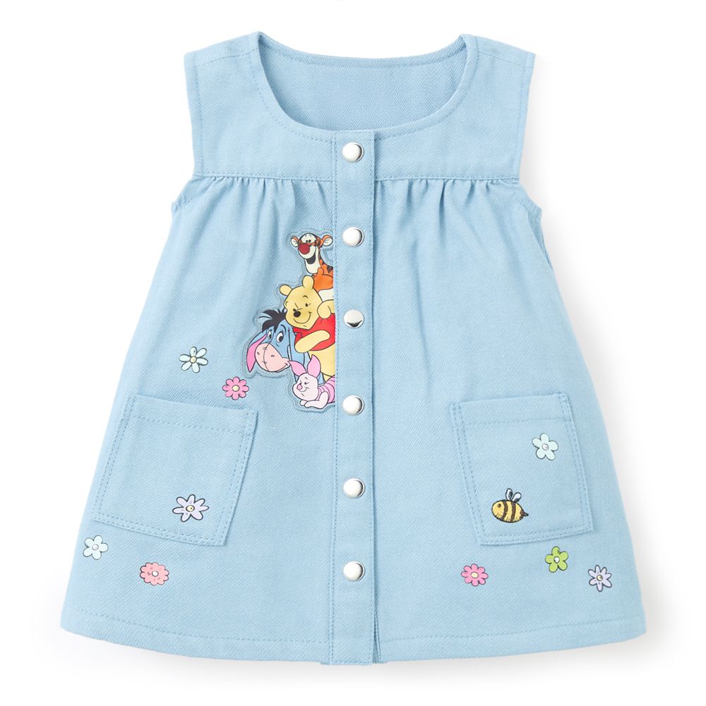 Winnie the Pooh and Pals Denim Dress Set for Baby