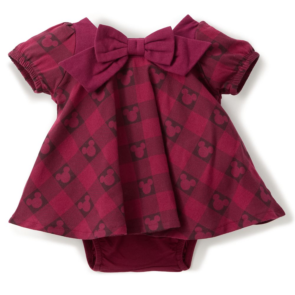 Mickey Mouse Icon Holiday Plaid Dress for Baby by Her Universe Official shopDisney