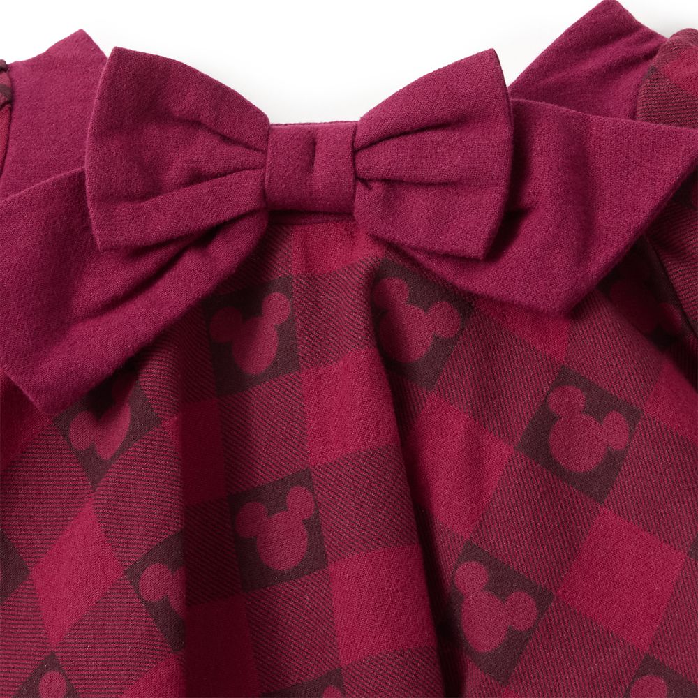 Mickey Mouse Icon Holiday Plaid Dress for Baby by Her Universe