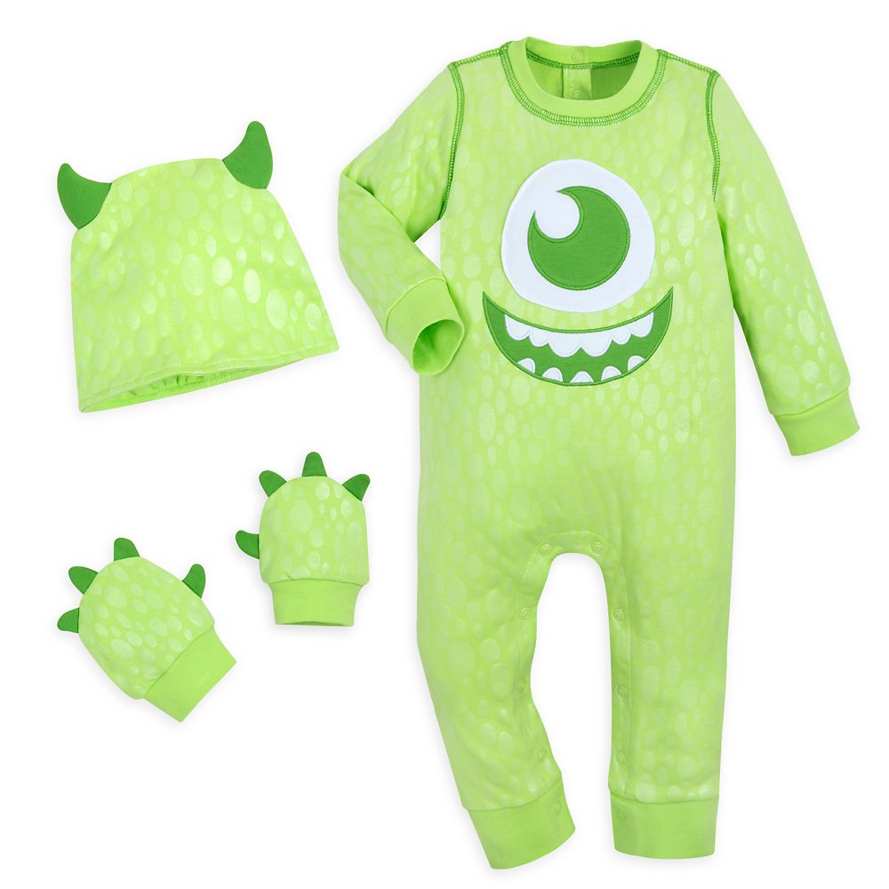 Mike Wazowski Costume Romper for Baby - Monsters Inc.