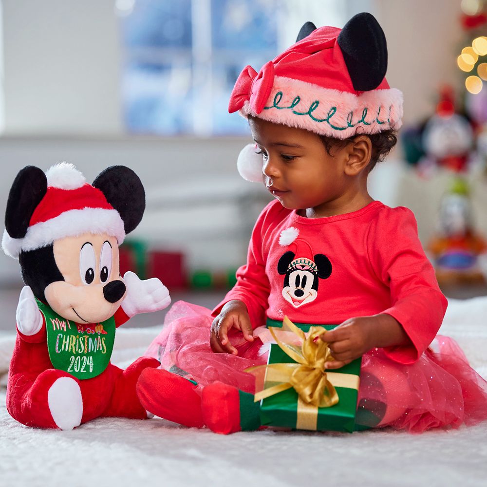 Minnie Mouse Holiday Bodysuit Set for Baby