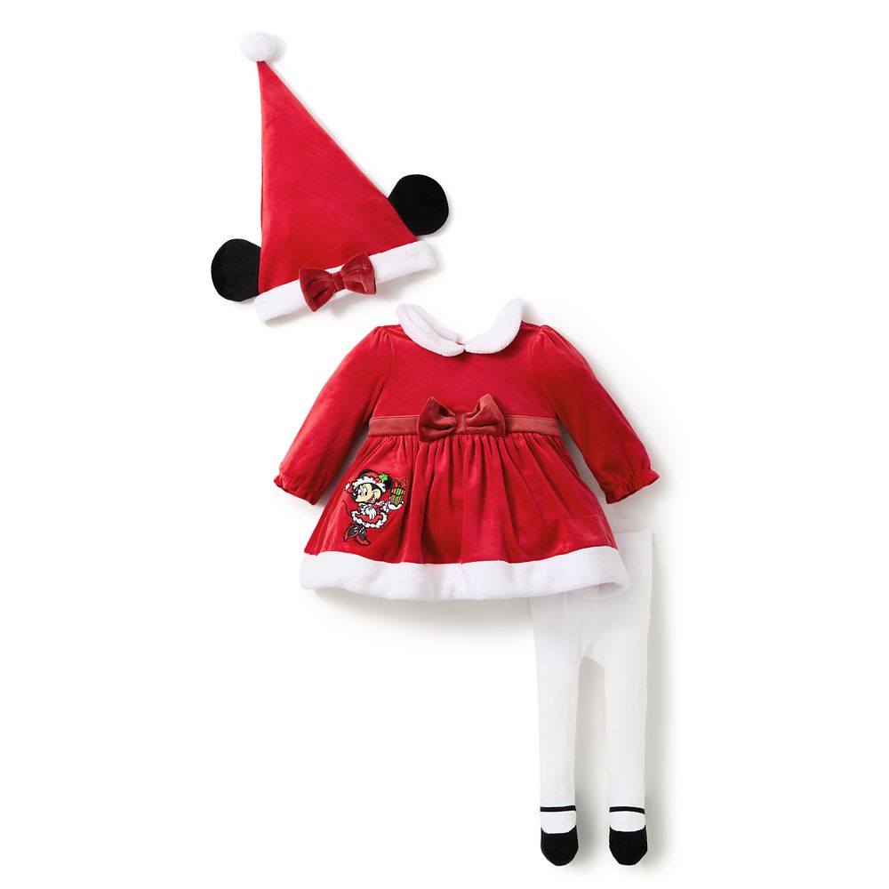 Mrs. Santa Minnie Mouse Costume for Baby