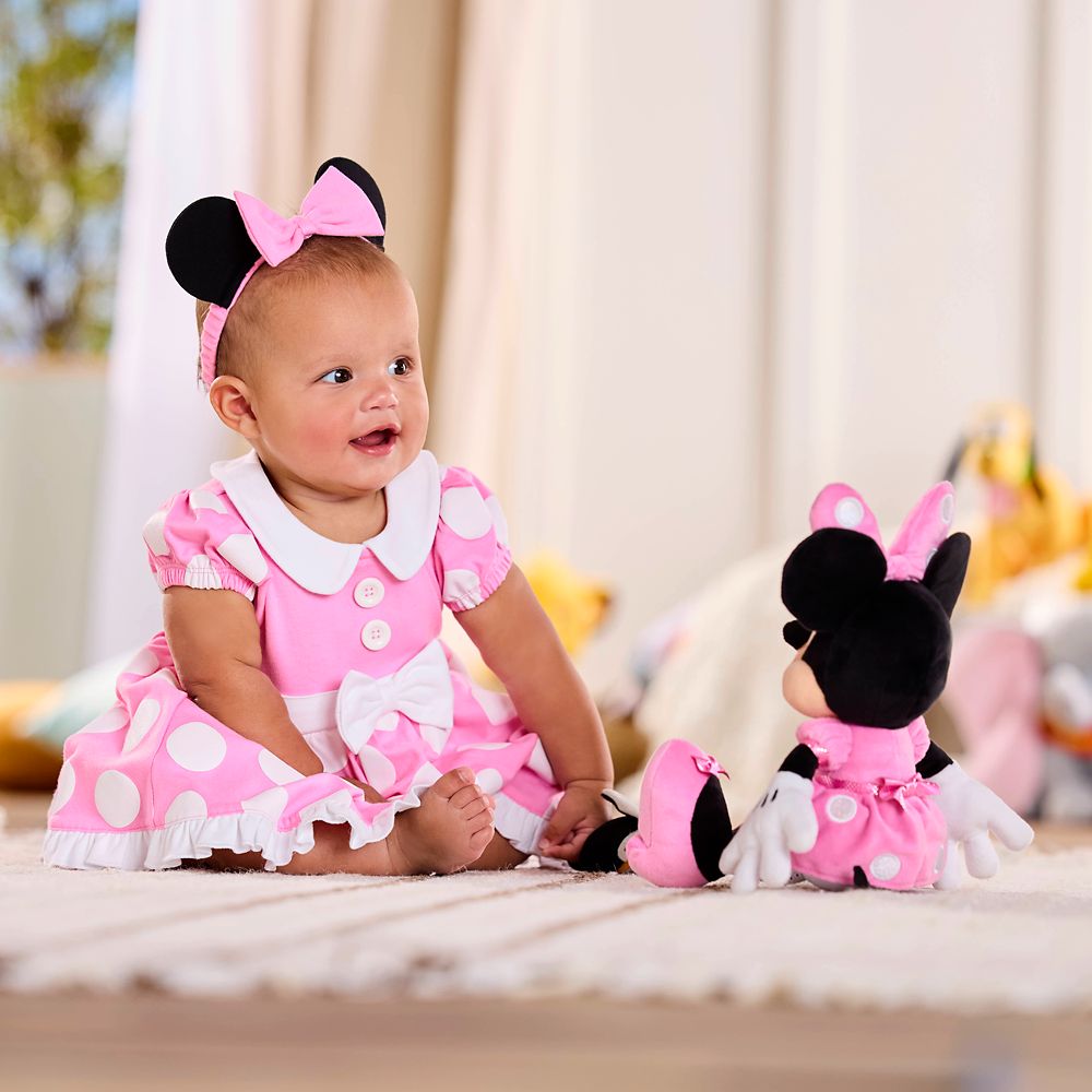Minnie Mouse Costume Bodysuit for Baby - Pink