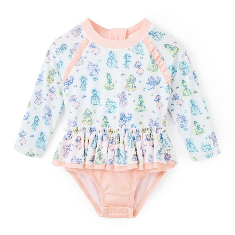 Disney Princess Rash Guard Swimsuit for Baby
