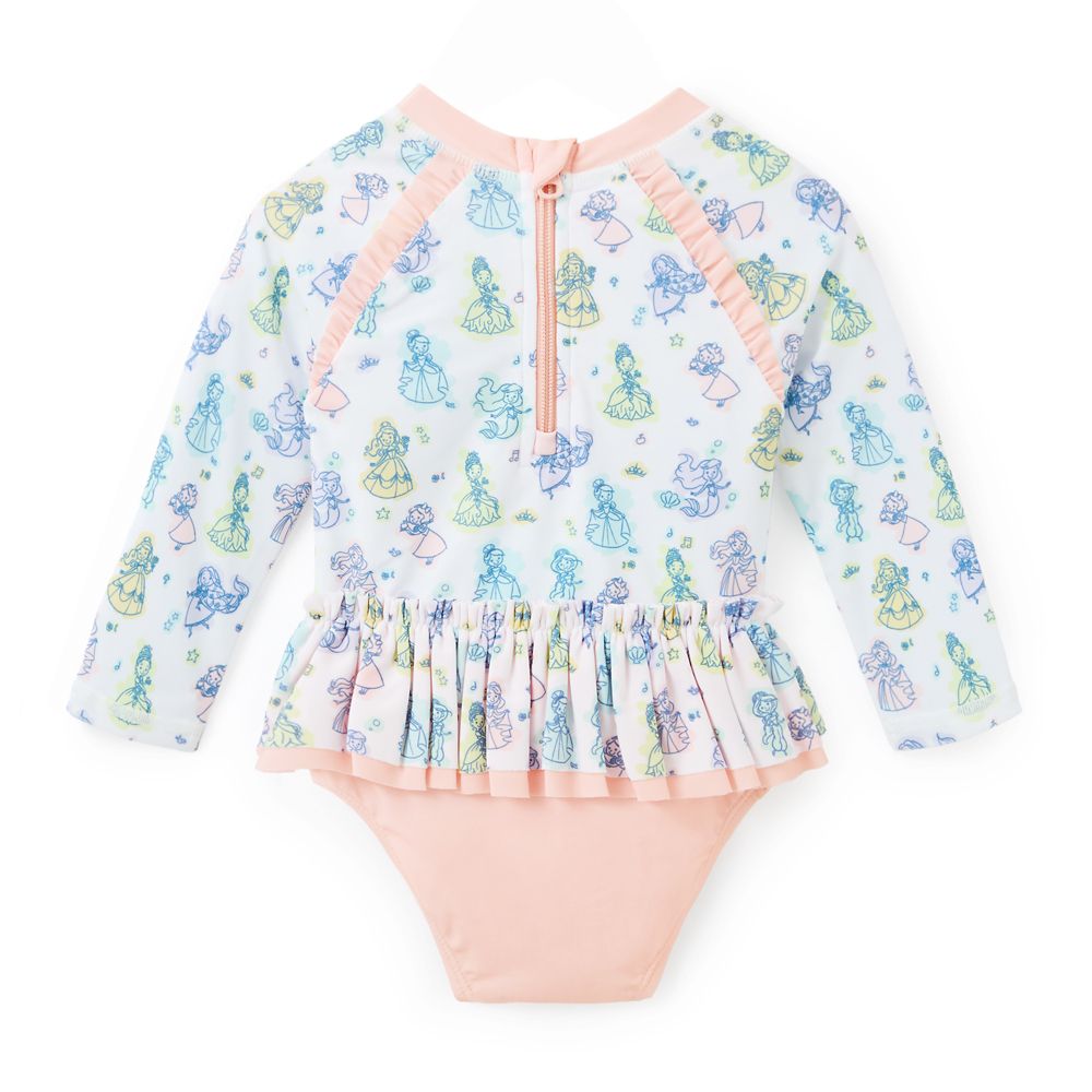 Disney Princess Rash Guard Swimsuit for Baby