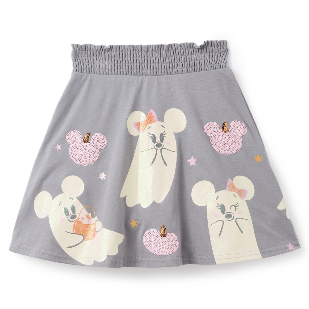 Mickey and Minnie Mouse Cutie Ghost Skort for Kids Official shopDisney