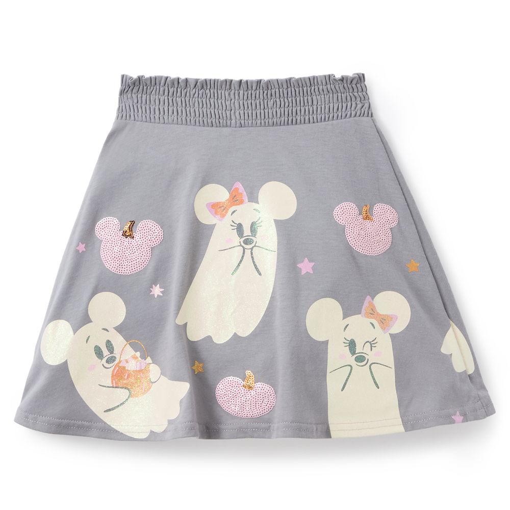 Mickey and Minnie Mouse Cutie Ghost Skort for Kids