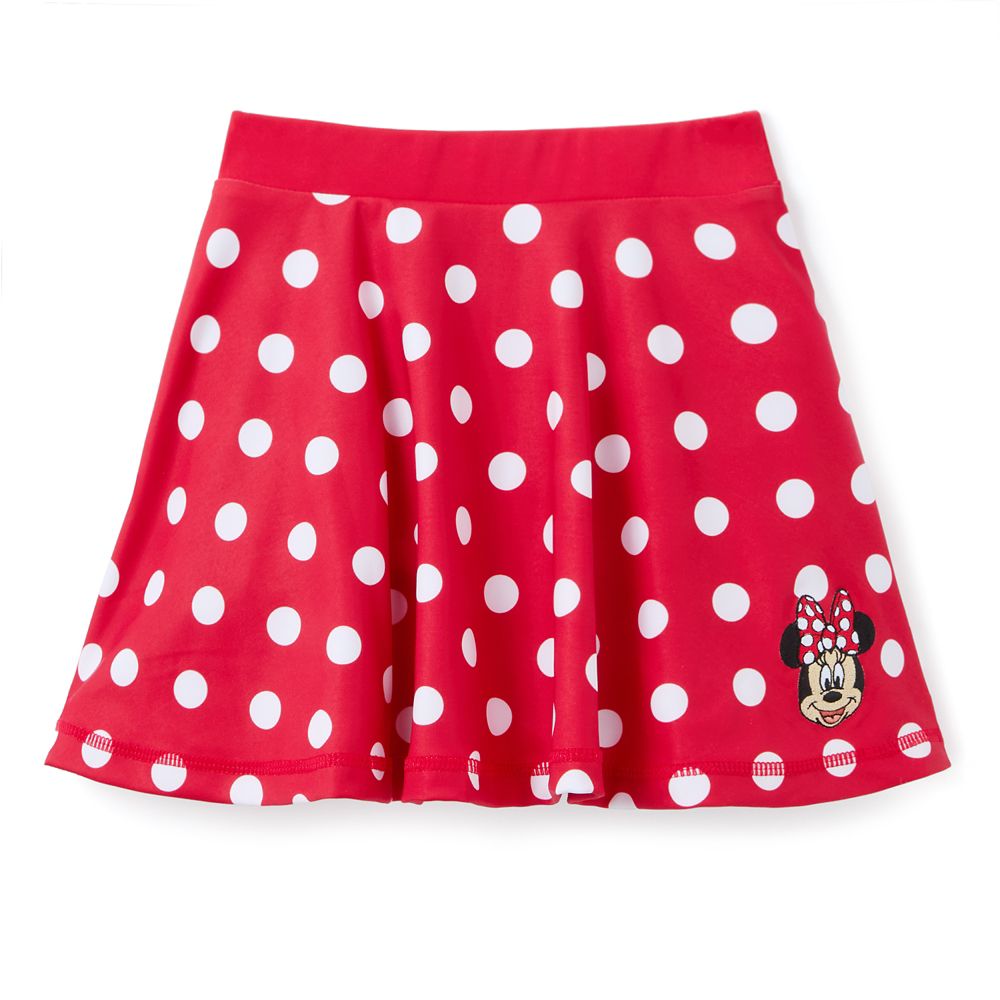 Minnie Mouse Polka Dot Skirt with Built-in Shorts for Kids