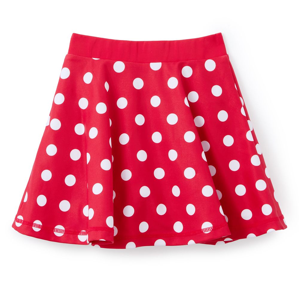 Minnie Mouse Polka Dot Skirt with Built-in Shorts for Kids
