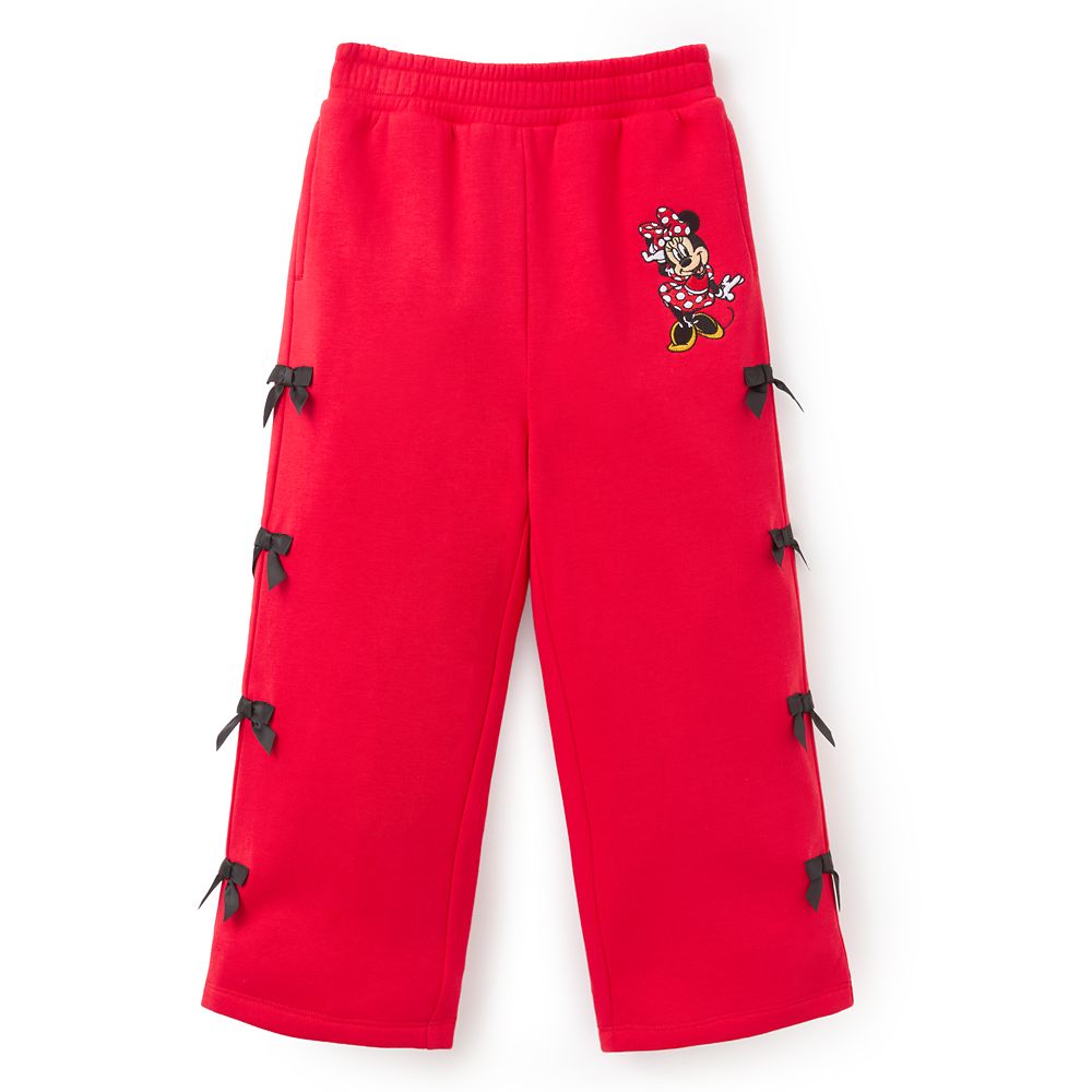Minnie Mouse Wide Leg Bow Sweatpants for Kids