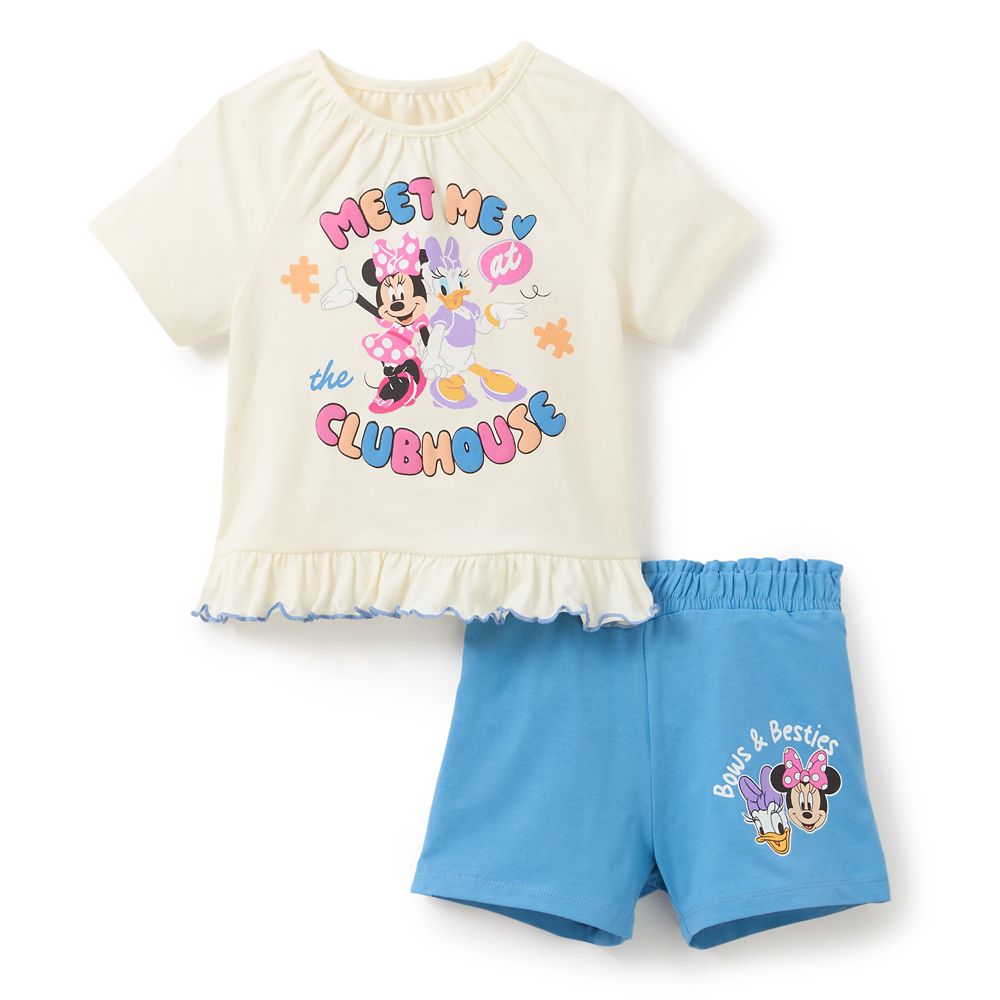 Minnie Mouse and Daisy Duck T-Shirt and Shorts Set for Kids